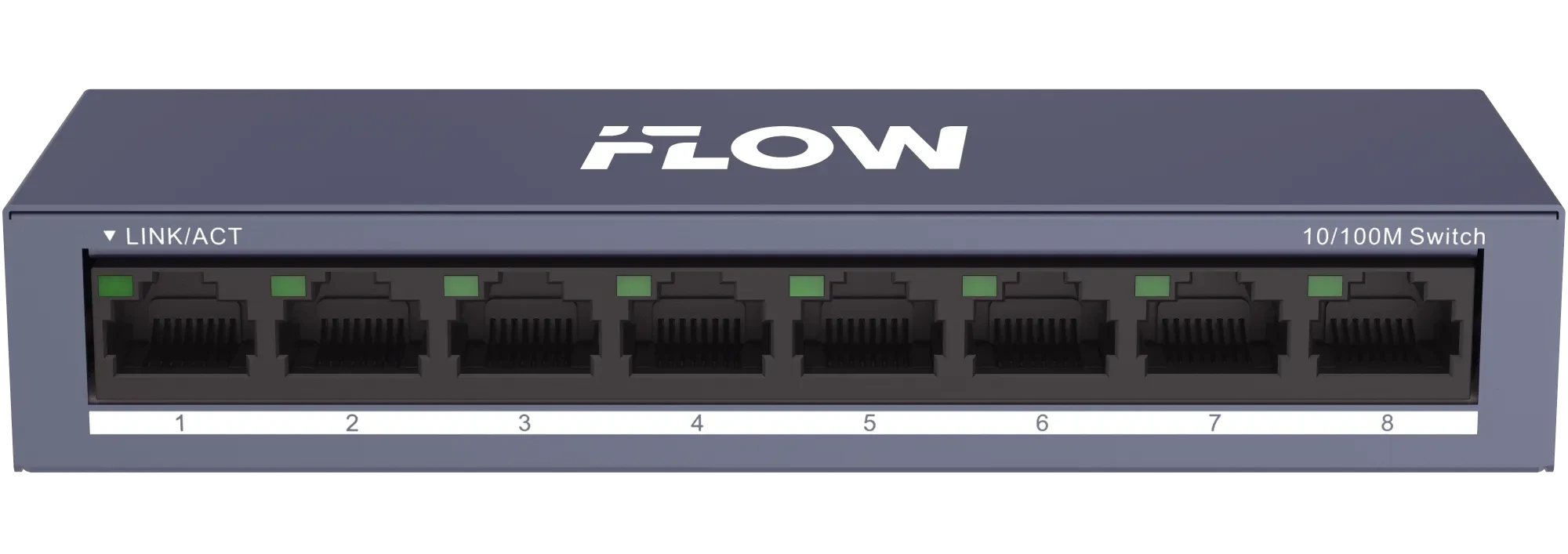 Коммутатор неуправляемый iFLOW F-SW-EU208-O - фото1 Коммутатор неуправляемый iFLOW F-SW-EU208-O - фото1