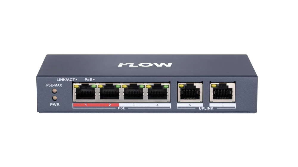 Коммутатор неуправляемый с POE iFLOW F-SW-EU206POE-V/L - фото1 Коммутатор неуправляемый с POE iFLOW F-SW-EU206POE-V/L - фото1
