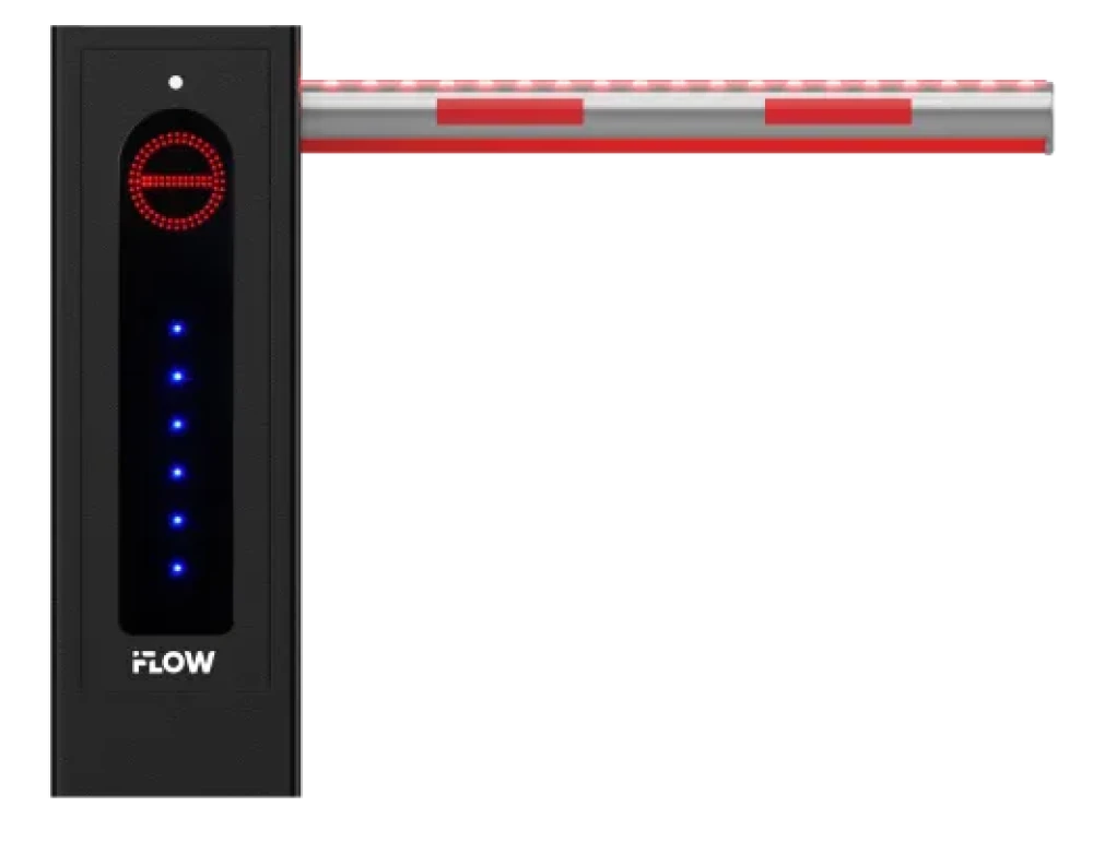 Шлагбаум iFLOW (4м) с индикацией на корпусе и стреле F-EB-VB0-R/A/B4 - фото1